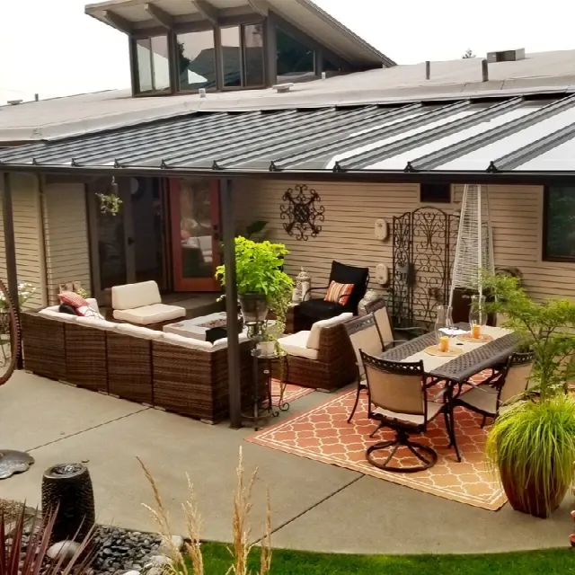 Patio cover installation 11