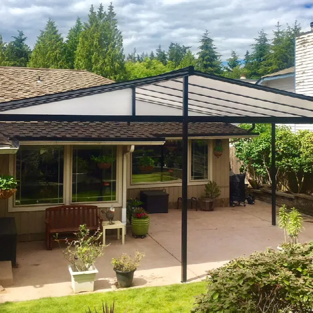 Patio cover installation 12