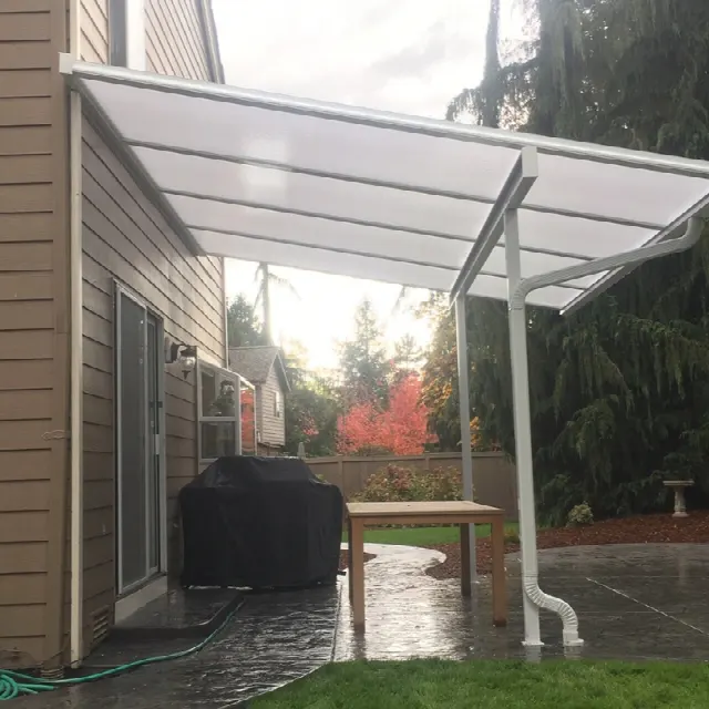 Patio cover installation 14