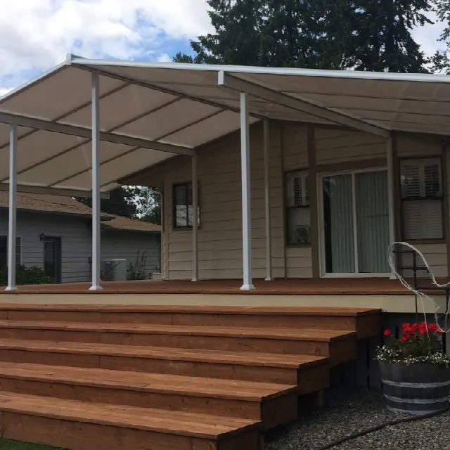 Patio cover installation 15