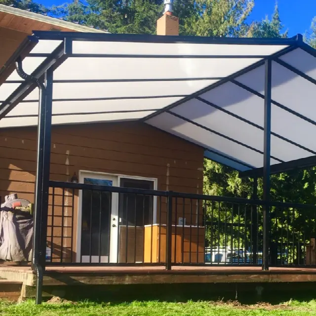 Patio cover installation 16