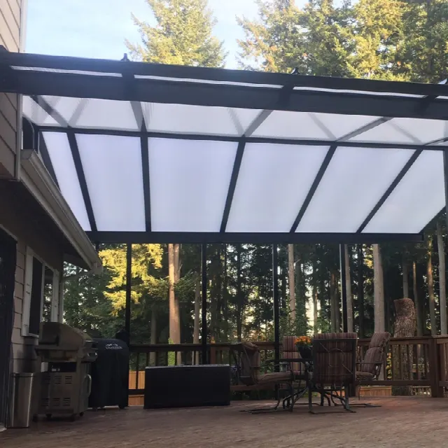 Patio cover installation 18
