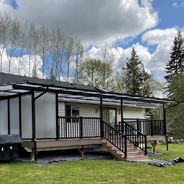 Patio cover installation 23