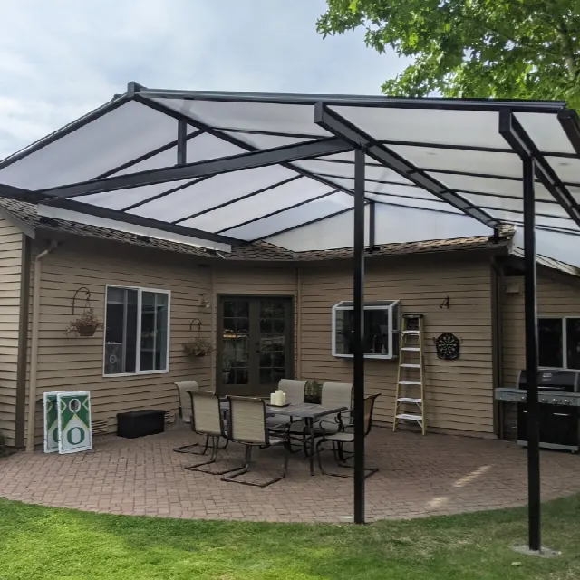 Patio cover installation 4