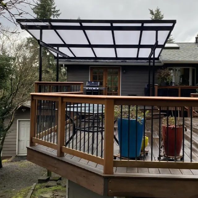 Patio cover installation 7