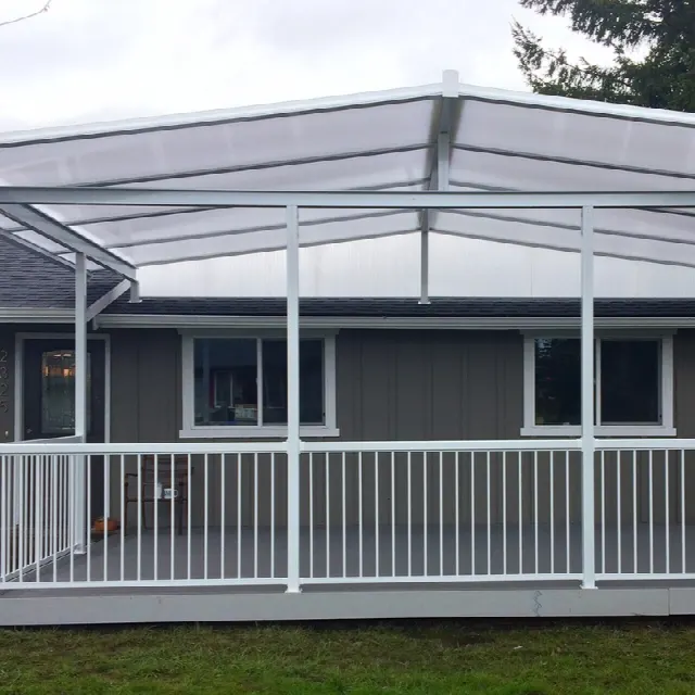 Patio cover installation 8
