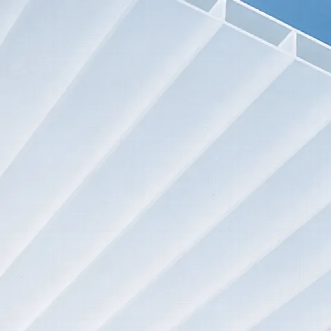 Heatstop Cool Blue ACRYLITE panel sample