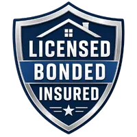 Licensed, bonded, and insured