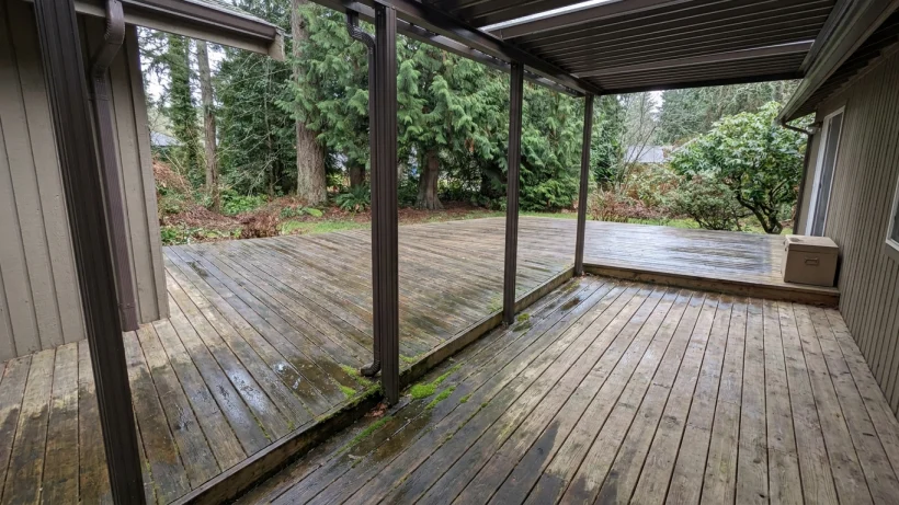 Why decks stay damp in the Pacific Northwest