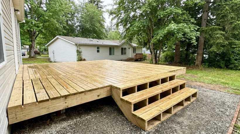 Deck design details that help manage water and trouble spots