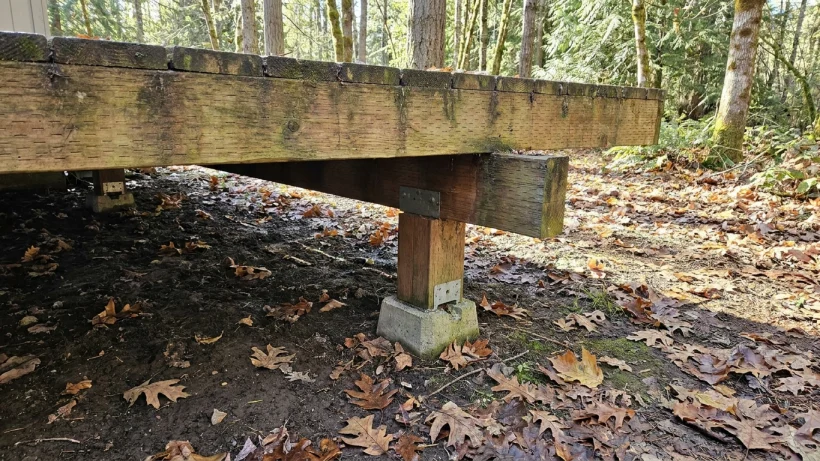 Check these deck locations where moisture can linger