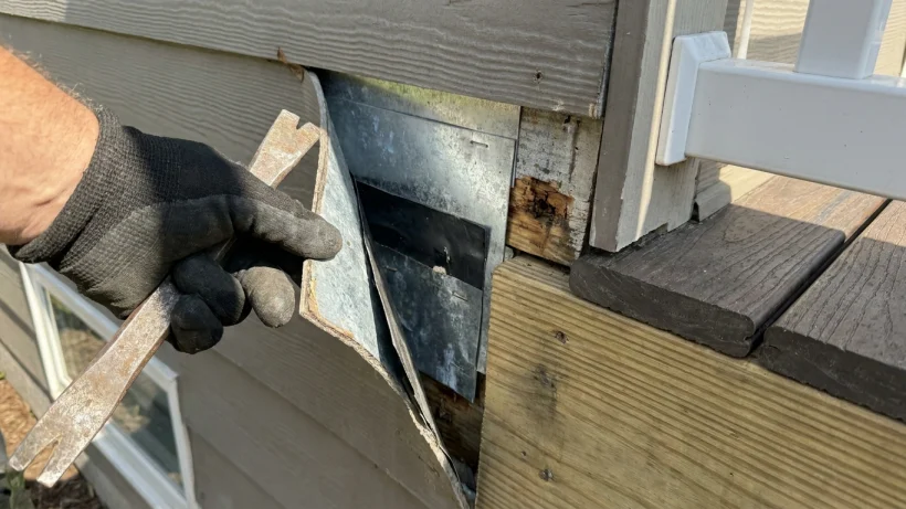 Why ledger flashing matters where the deck meets the house
