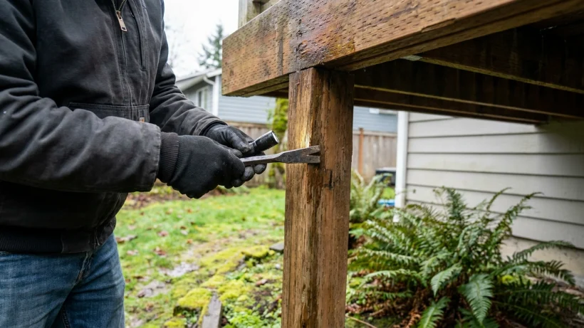 When to stop using the deck and arrange an inspection