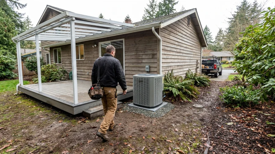 HVAC Replacement in Puget Sound: How Weather Delays and Rainy Seasons Affect Your Schedule