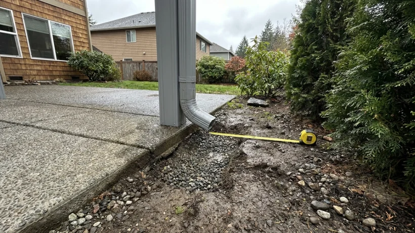 Plan the full runoff path, not just the gutter