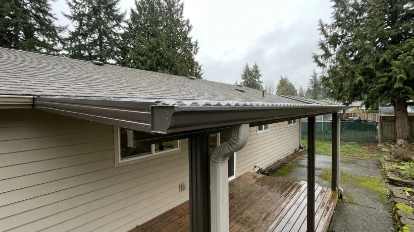 What integrated gutters do—and what they do not do
