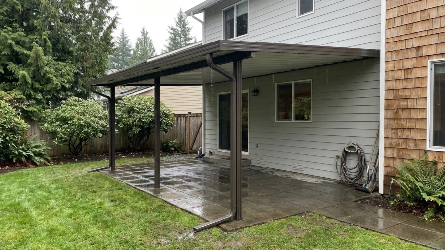 Weatherproofing for aluminum patio covers: wind, rain, and sun in Western WA