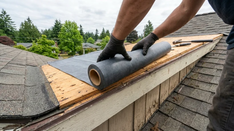 Common roof underlayment options and where they fit