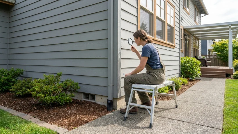 Summer: use drier weather to inspect joints, paint, and clearances