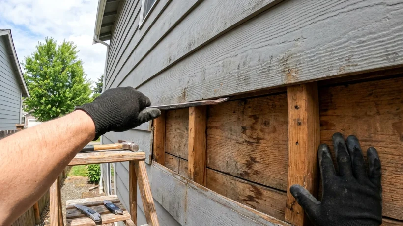 How a contractor checks the sheathing
